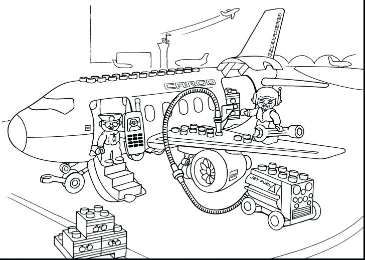 728x519 Lego Police Coloring Pages