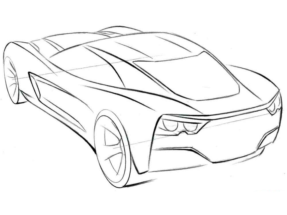 1000x750 Cars Coloring Pages