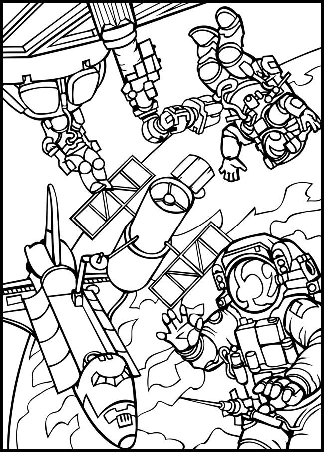 650x906 Outer Space Coloring Pages Good 14 For Throughout Idea 8