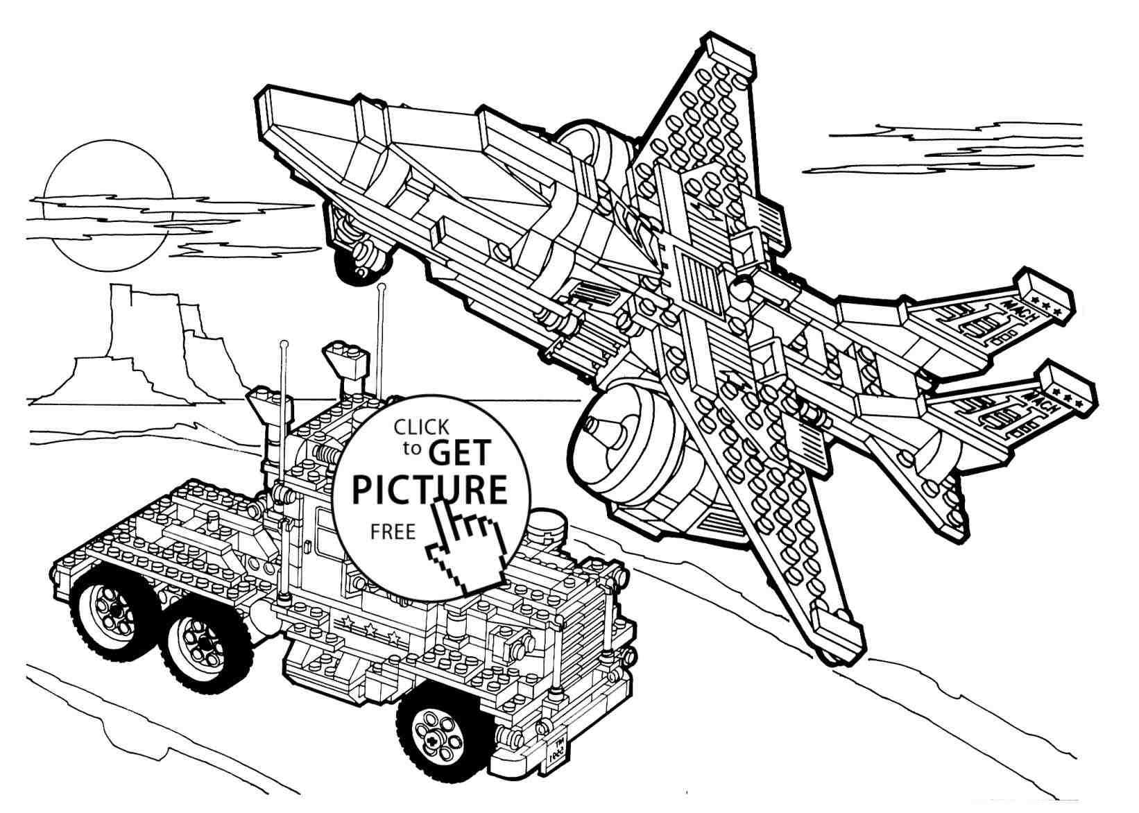 1642x1172 Space Coloring Pages Batman Dc Universe Truck And Plane Page