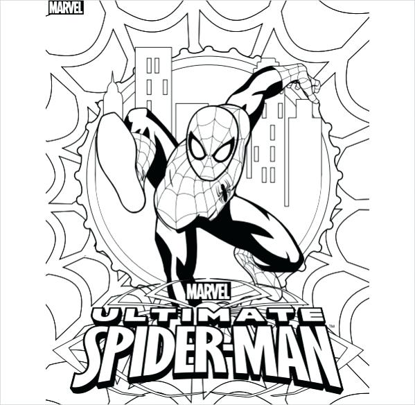 599x584 Coloring Pages Spiderman Ultimate Spider Man Coloring Page Lego