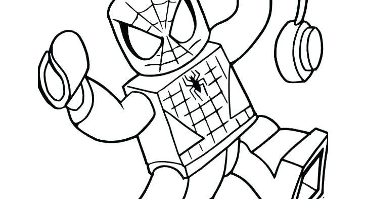 724x393 Lego Spiderman Coloring Pages Spider Man Color Pages Coloring