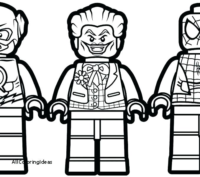 678x600 Printable Lego Spiderman Coloring Pages Page Color Print Book