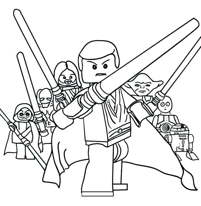 650x666 Lego Star Wars Coloring Pages