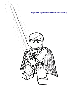 309x400 Lego Star Wars 3 Coloring Pages