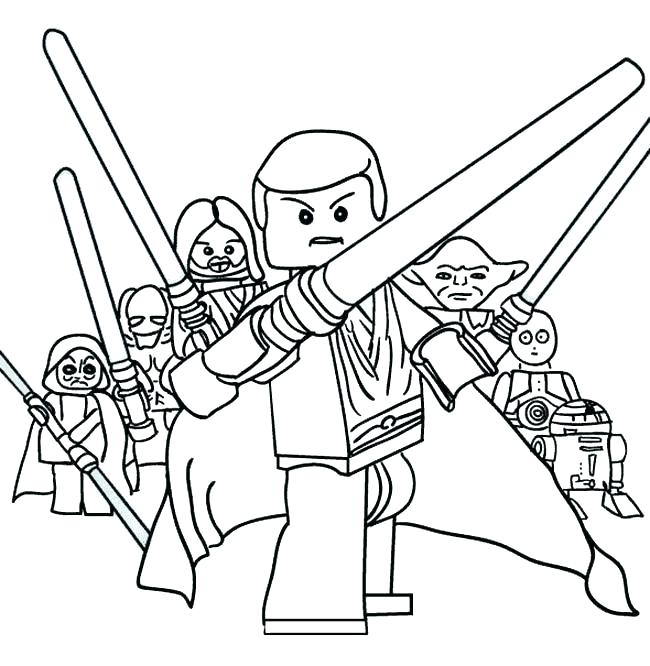 650x666 Free Online Lego Star Wars Coloring Pages Printable Coloring Star