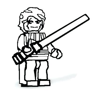 386x380 Lego Star Wars Coloring