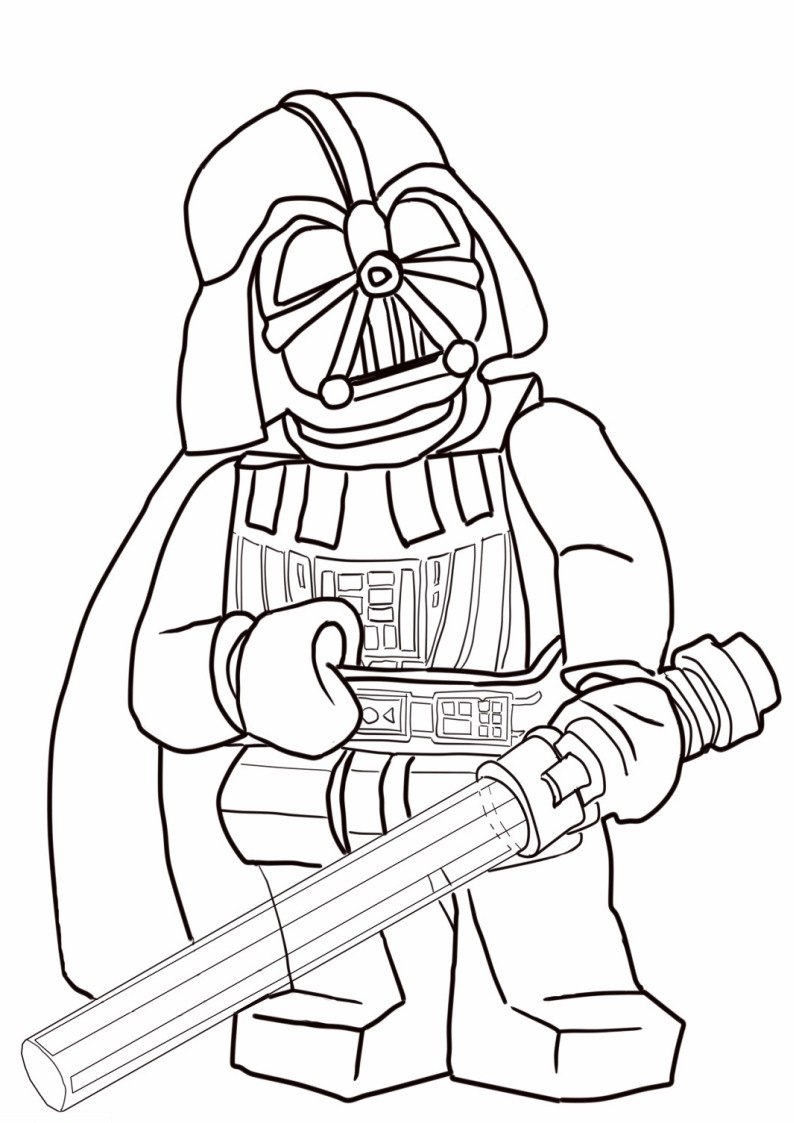 794x1123 Darth Vader Coloring Pages Kolorowanka Lego Star Wars Nr Fine Mosm