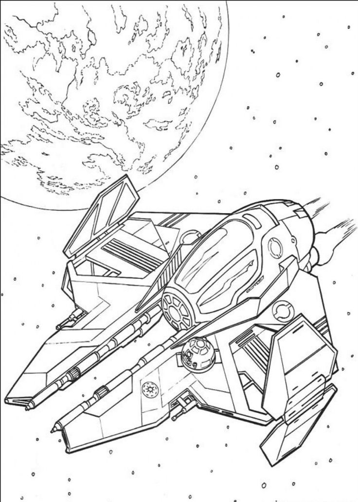 Lego Star Wars Ships Coloring Pages