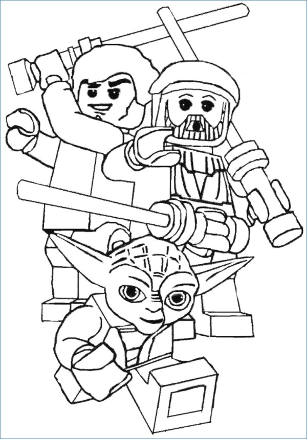 600x859 Lego Stormtrooper Star Wars Coloring Pages