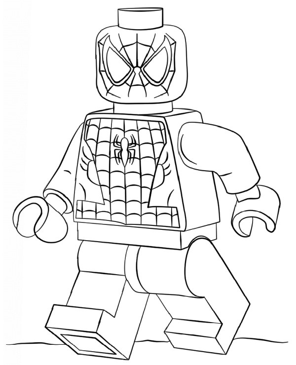 Lego Superman Coloring Pages