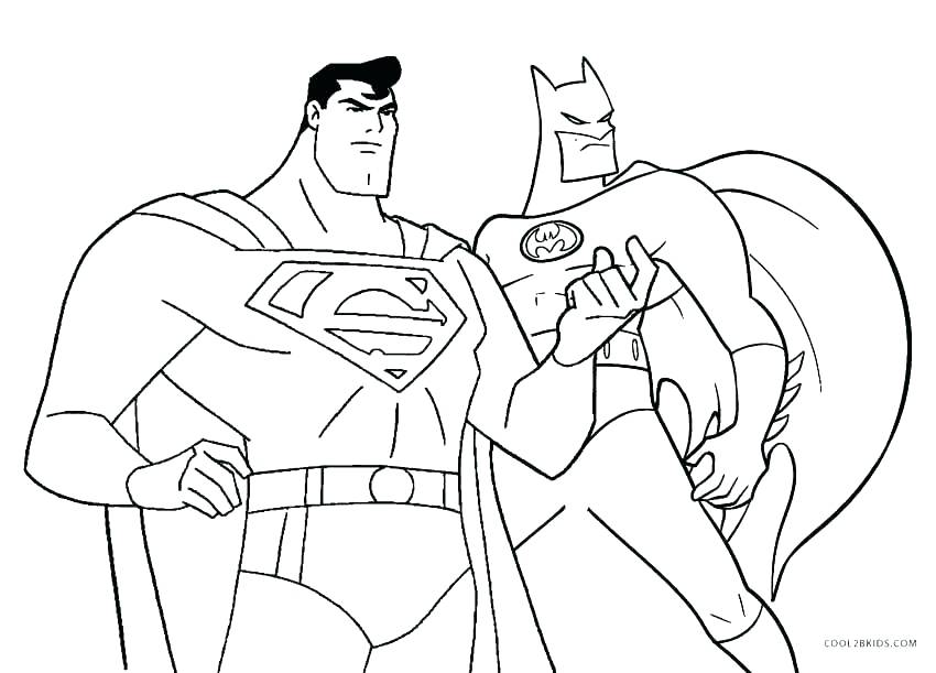 850x611 Superman Color Pages Printable Superman Coloring Pages Free Free