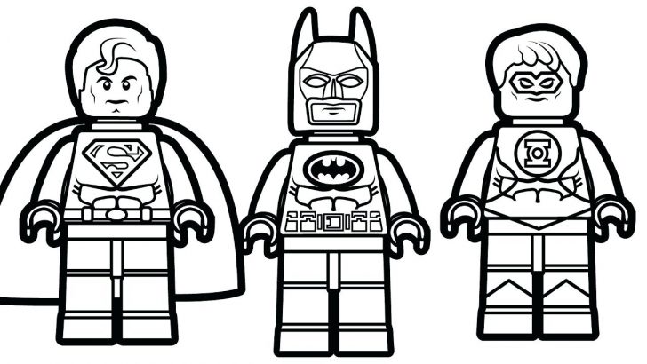 728x410 Coloring Page ~ Lego Superman Coloring Pages The Movie Free Kids