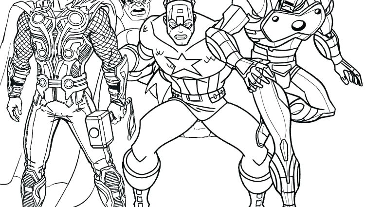 750x425 Thor Coloring Pages Marvel Coloring Pages Page Printable For Kids
