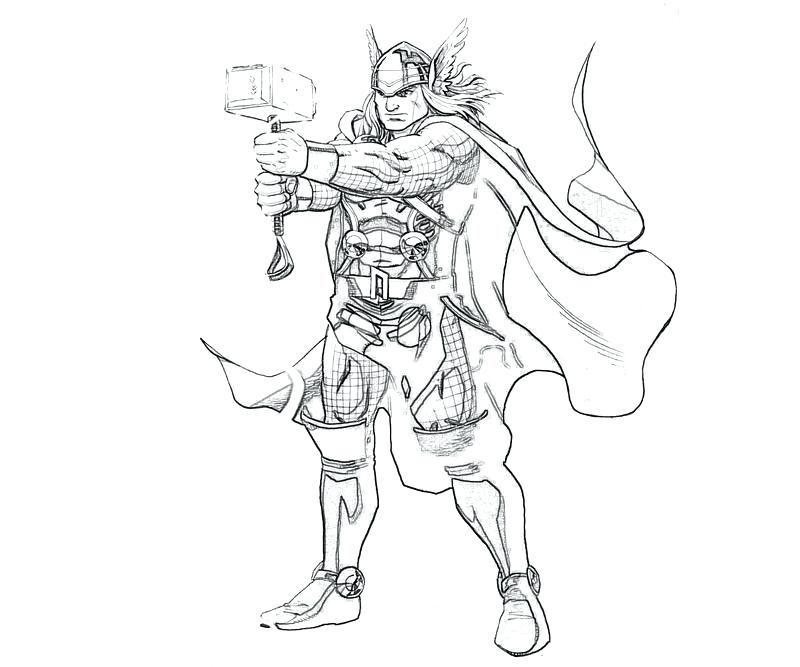 800x667 Thor Coloring Page Great Marvel Coloring Pages Lego Thor Colouring