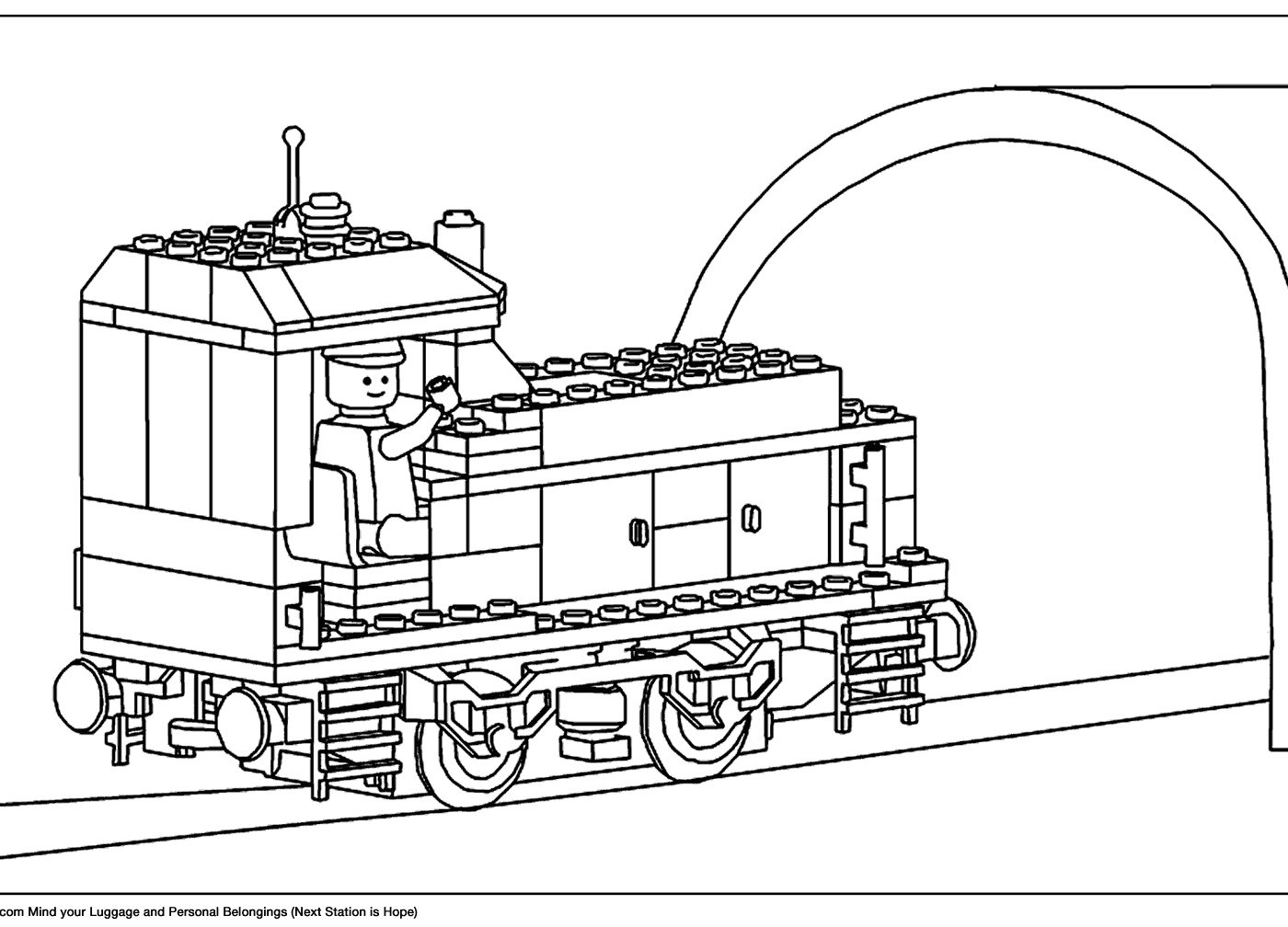 1400x1008 Fantastic Lego Train Coloring Pages 21 For Your With Lego Train