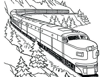 440x330 Lego Train Color Pages Coloring Colouring Police Firefighter