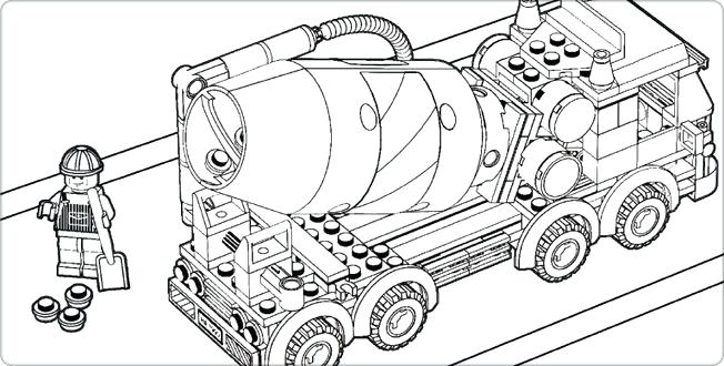 652x330 Fire Truck Coloring Pages City Lego Free Printable