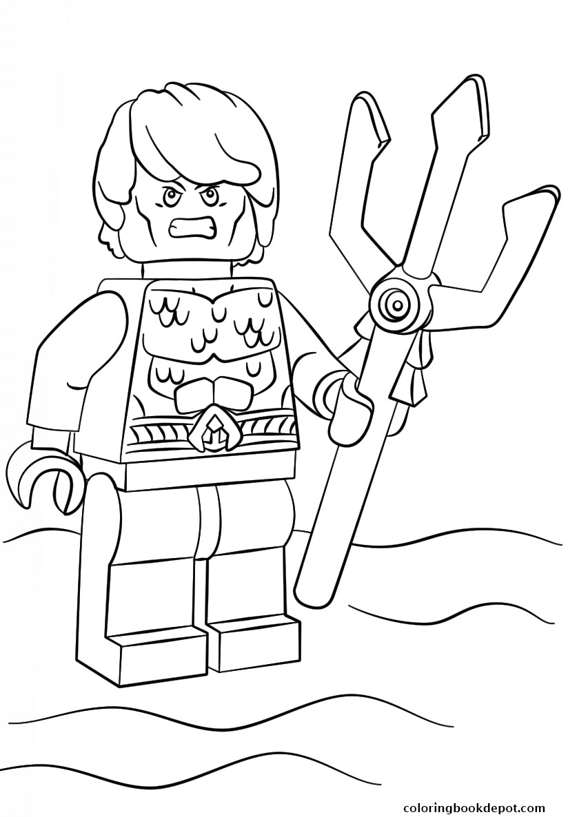 Lego Wolverine Coloring Pages