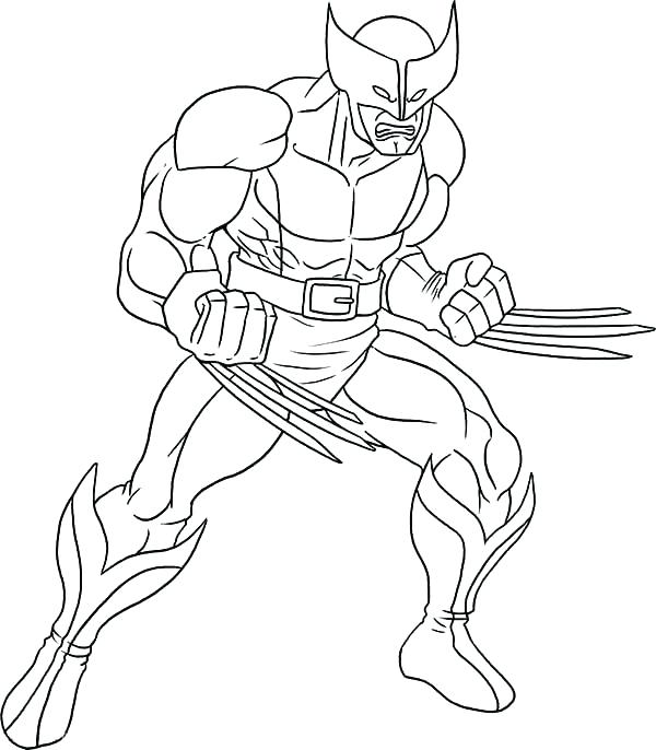 600x686 Wolverine Coloring And Wolverine Coloring Pages Item Wolverine