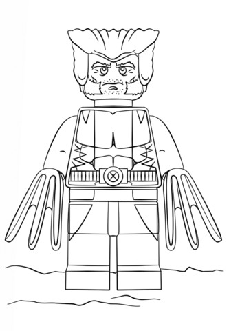 333x480 16 Awesome Gallery Of Lego Wolverine Coloring Pages Free