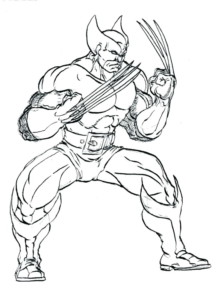 728x967 Wolverine Coloring Page Wolverine Coloring Pages Free Free