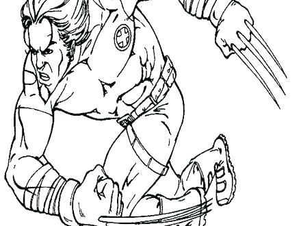 440x330 Wolverine Coloring Page Wolverine Coloring Pages Lego Wolverine