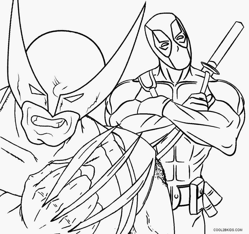 1050x987 Wolverine Coloring Pages