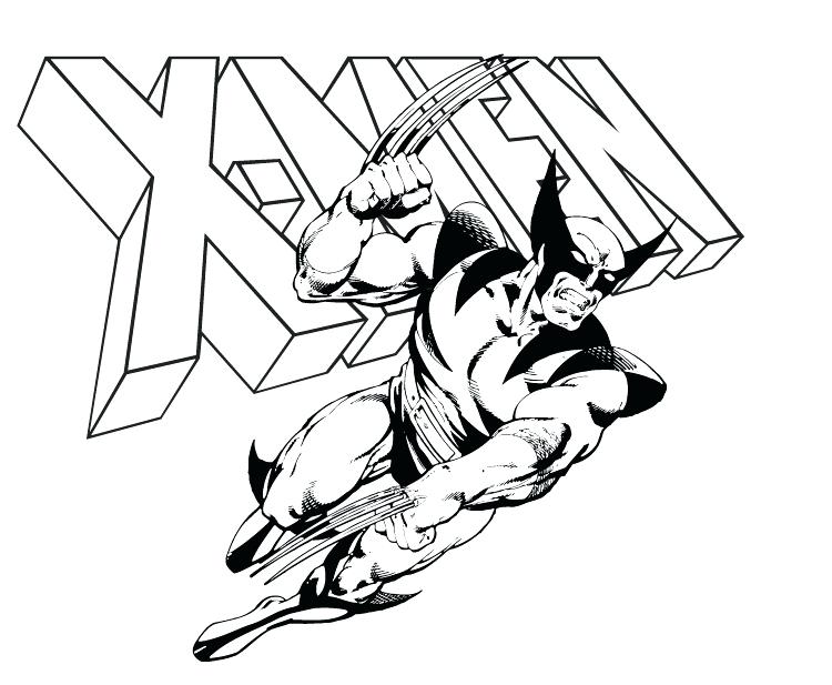 750x617 Wolverine Coloring Pages Wolverine Coloring Pages Free Printable