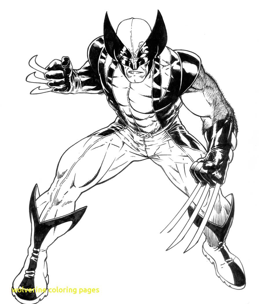 894x1050 Free Printable Wolverine Coloring Pages For Kids Superhero Color