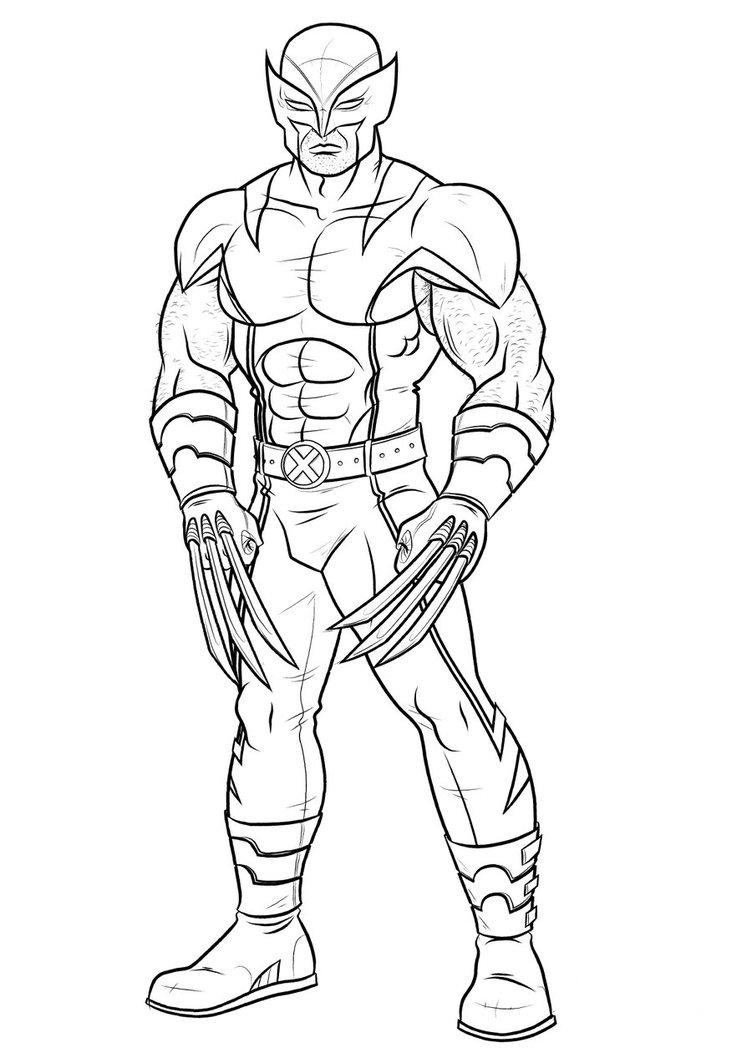 752x1063 Lego Wolverine Coloring Page Free Printable Pages Best