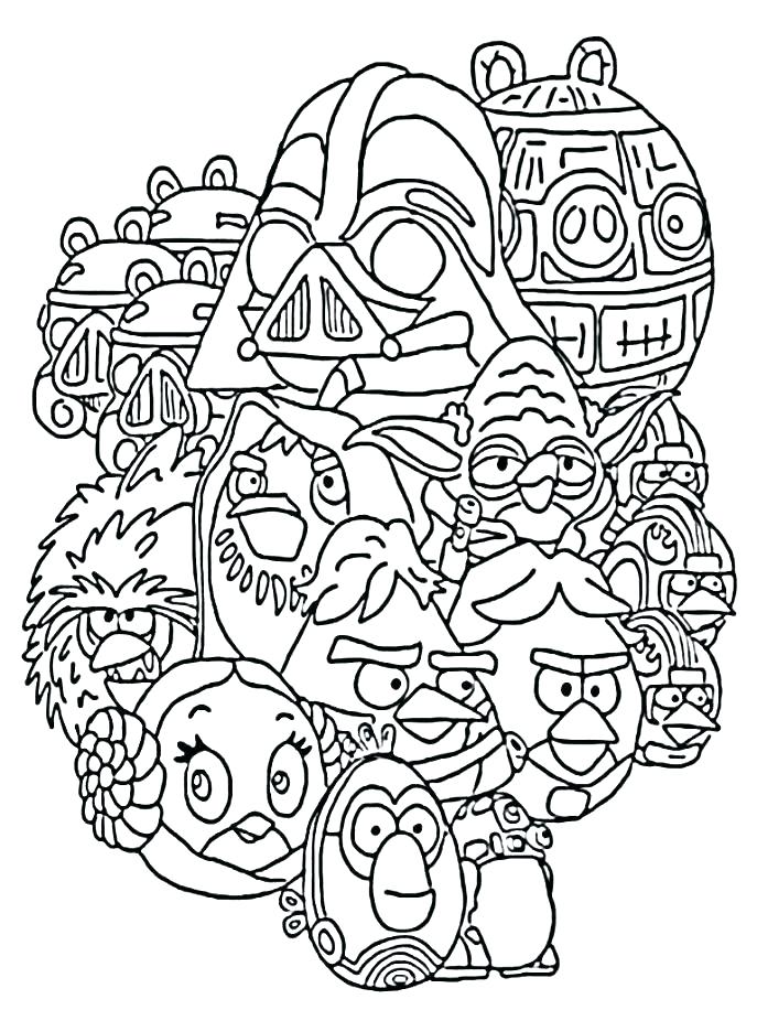 687x916 Star Wars Coloring Pages Printable In Pretty Star Wars Coloring
