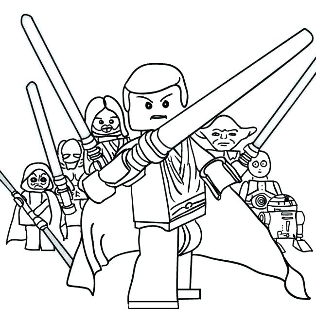 650x666 Star Wars Coloring Pages Star Wars Coloring Sheets Plus Book