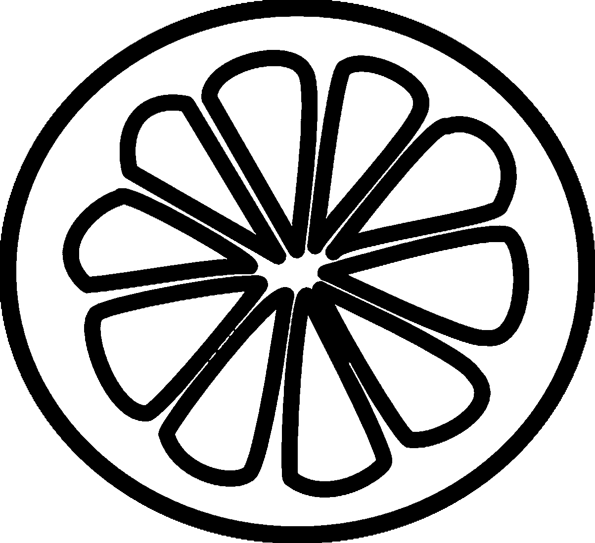 Lemon Coloring Page