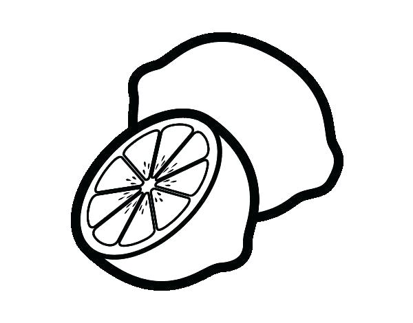 600x470 Lemon Coloring Page Coloring Pages Lemon Page Source For Kids