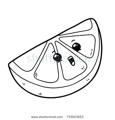 450x470 Lemon Coloring Page Lemon Coloring Page Free Lemon Shark Coloring