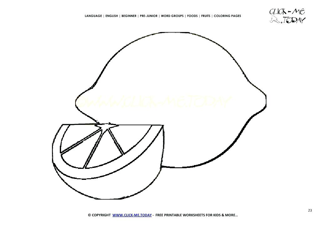 1041x736 Lemon Coloring Page Lemon Coloring Page Free Printable Lemon Cut