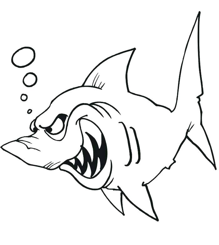 700x782 Shark Coloring Pages Free Coloring Pages With Shark Coloring Pages