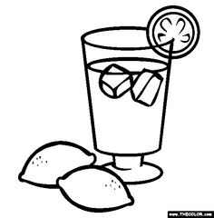 236x240 Lemonade Drawing Craft Art Summer Craft Art And Craft
