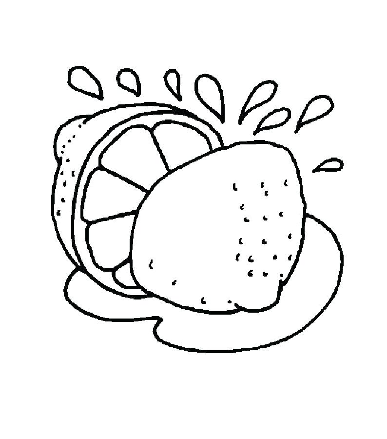 Lemonade Stand Coloring Page