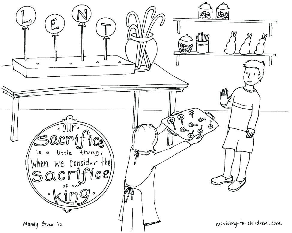 974x778 Lent Coloring Sheets