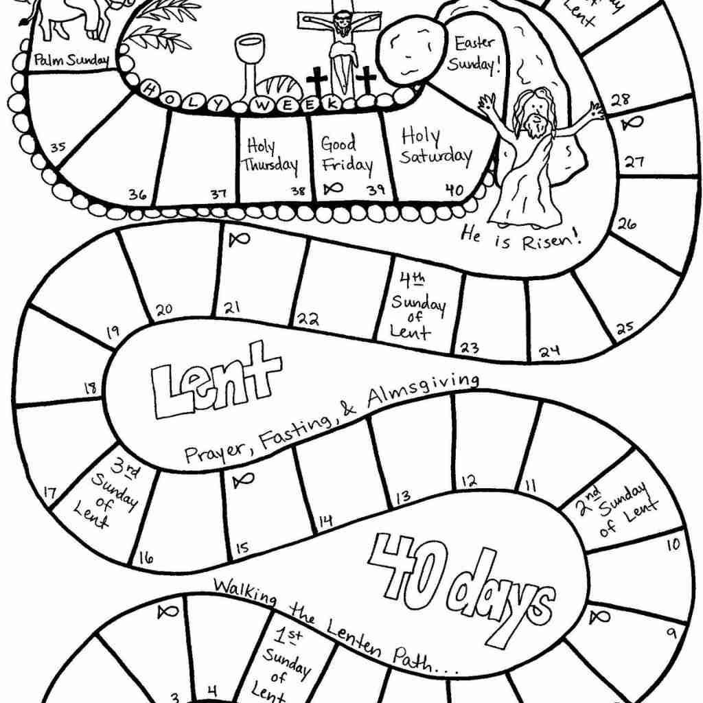 1024x1024 Ash Wednesday 2017 Coloring Pages Page For Kids Bright Lent