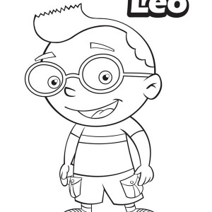 300x300 Leo Coloring Pages