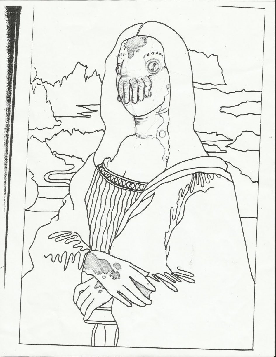 945x1224 Mona Lisa Coloring Page Luxury Leonardo Da Vinci Coloring Pages