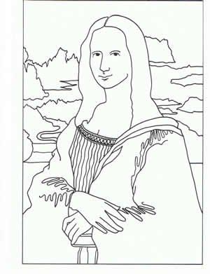 300x391 If I Ever Need Coloring Pages Of Famous Paintings I Don'T Know