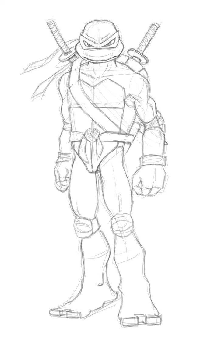 716x1117 Highest Leonardo Teenage Mutant Ninja Turtles Coloring Pages