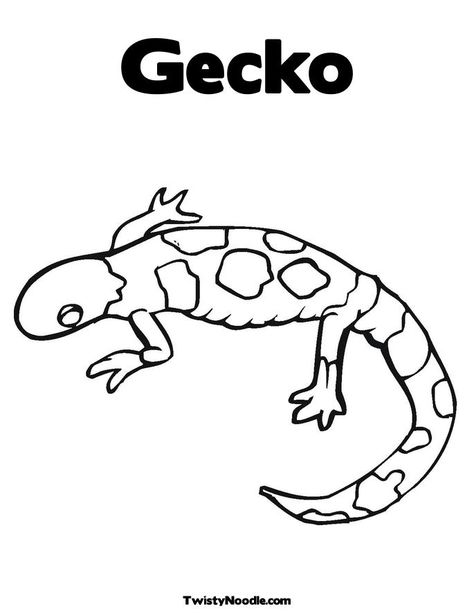 Leopard Gecko Coloring Pages