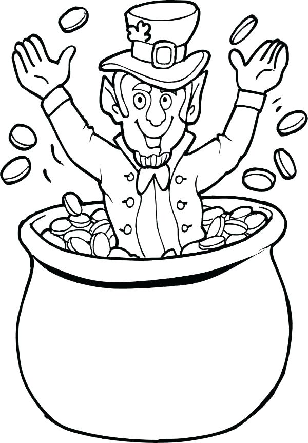 600x863 Leprechaun Pictures To Color