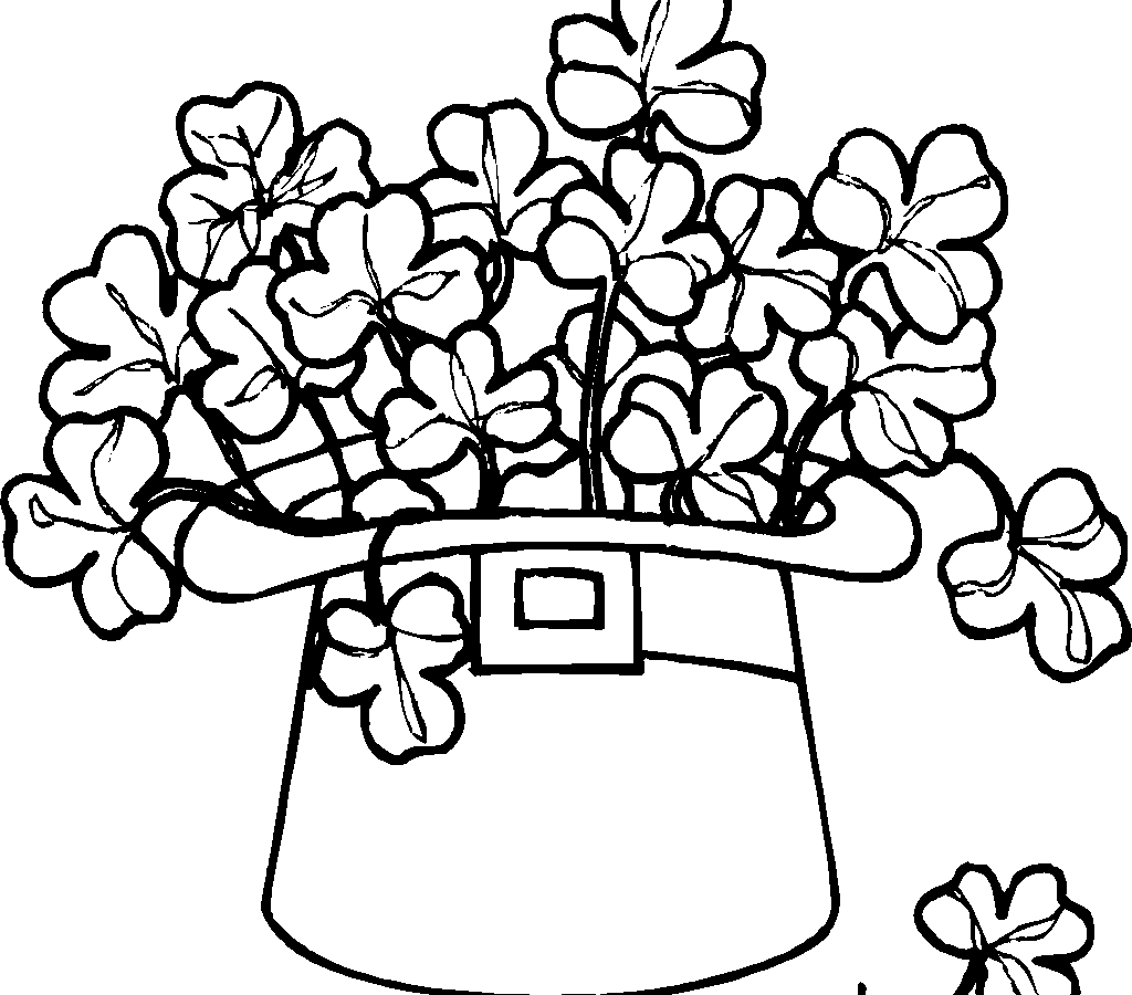 1024x900 Smart Leprechaun Coloring Pages Page Cute Girl Free Printable