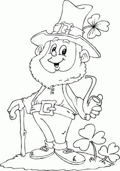 236x335 St. Patrick's Day Coloring Page Dancing Leprechauns Free